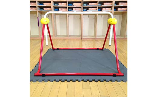 ツムラこども鉄棒 耐荷重70kg 組立不要 高さ70cmから 鉄棒 室内鉄棒 子供用  F5J-1194