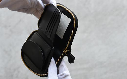 ファスナーウォレット 手のひらサイズ ミディアムサイズ ラウンドファスナーウォレット （ペトロ―リオ） F5J-1048