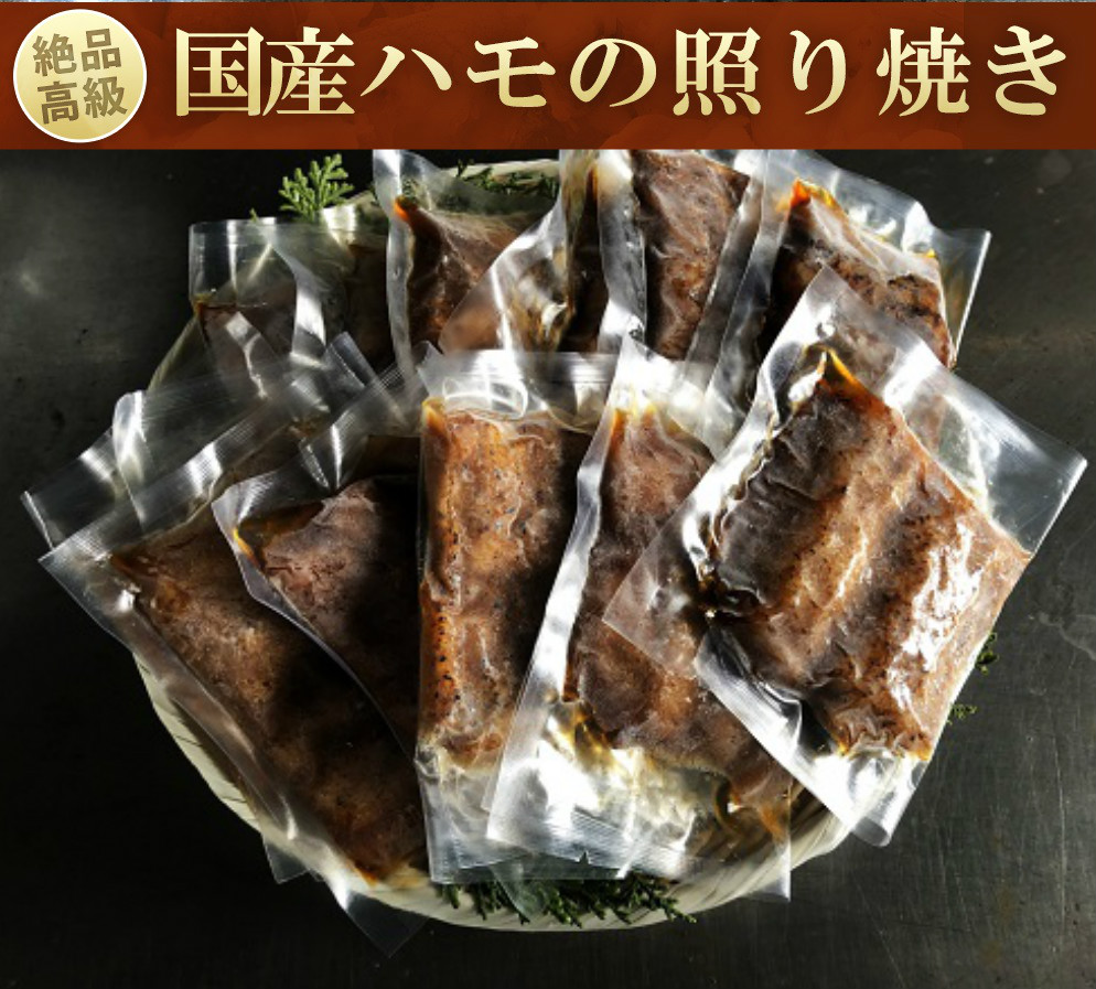鱧の照り焼き（100g×10切れ）【冷凍】【B-28】