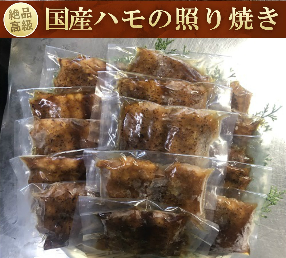 鱧の照り焼き（100g×15切れ）【冷凍】【C-14】