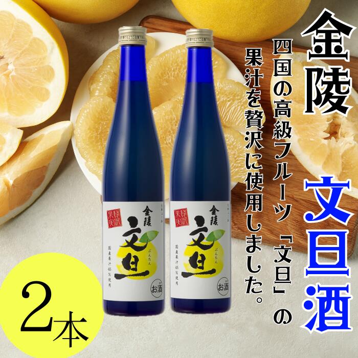 金陵　文旦酒（2本入り）【A-24】