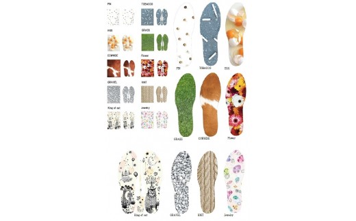 グラフィックインソールSOKO セットC（おしゃれな中敷）【C-1】