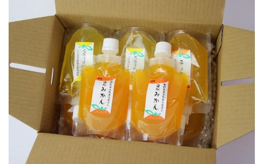 ちゅうちゅうゼリー （175g）×8本セット 果汁 ゼリー 飲料 柑橘 ゼリー パック みかん 果物 ゼリー スイーツ 愛媛県 松山市 人気おすすめ OF001