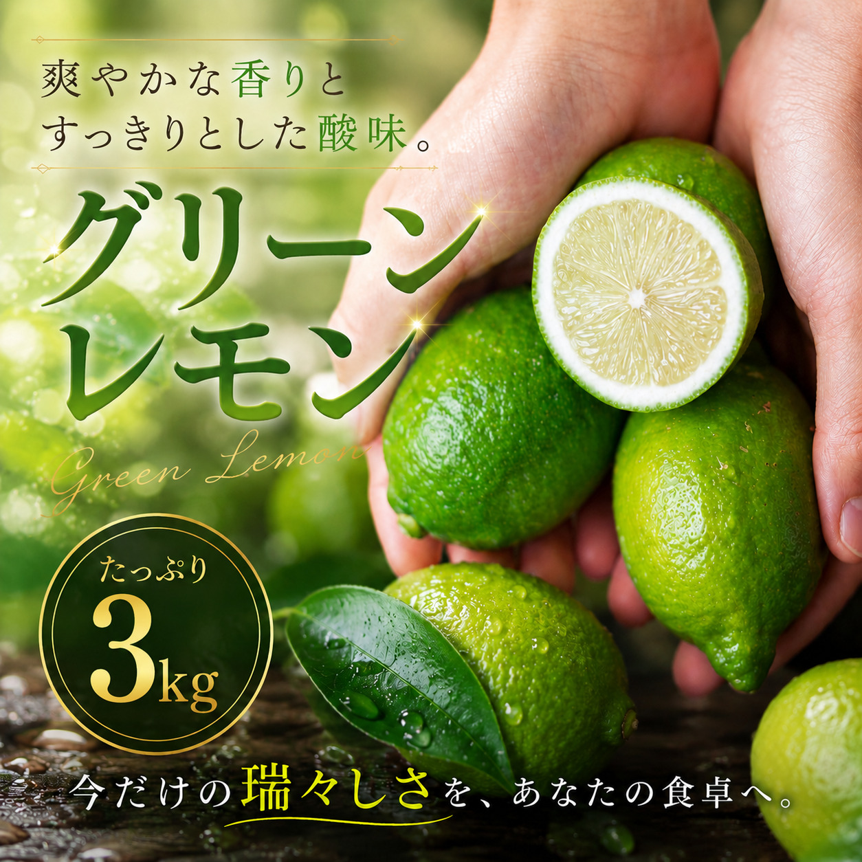 【選び抜いた一箱】 鮮烈な酸味 【グリーンレモン】 3kg 愛媛県産 【2026年9月下旬頃から順次発送】 | れもん レモン lemon 檸檬 訳あり フルーツ 柑橘 果物 おすすめ お勧め お取り寄せ ギフト 愛媛県 松山市