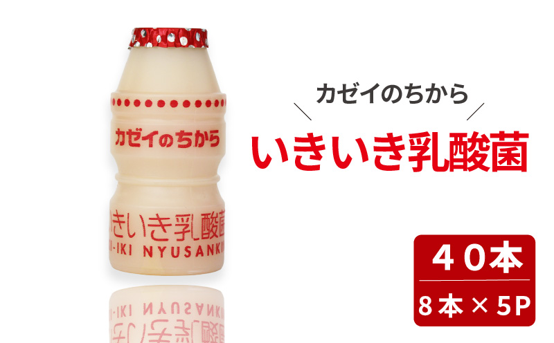 カゼイのちから いきいき乳酸菌 65ml 40本入 | 乳製品 乳酸菌飲料 飲み物 詰め合わせ セット ドリンク ドリンクタイプ 飲料 お取り寄せ 愛媛県 松山市