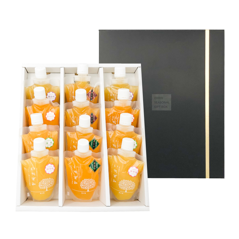 本格かんきつジュレ「いちずみ」 12個入り ( あいか･せとか入り )【化粧箱入り】約2kg (170g×12個) | ゼリー 柑橘ゼリー みかんゼリー 柑橘ジュレ みかん スイーツ 愛果 せとか 愛媛県 松山市 ココオ Koko'o