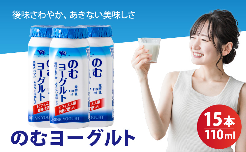 110ml のむヨーグルト 15 本入 | ヨーグルト 飲むヨーグルト 飲み物 詰め合わせ のむよーぐると セット ドリンク ドリンクタイプ 朝食 飲料 お取り寄せ 愛媛県 松山市