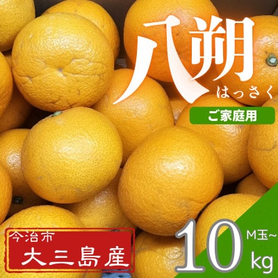 【先行予約】【ご家庭用(キズあり)】大三島産 八朔　約10kg【K003220M10】【1668590】