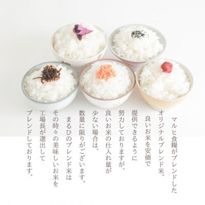 【ふるさと納税】令和7年産 10kg まるひブレンド米 【V003240K10】【1682307】