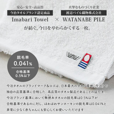 (今治タオル)うっとりスーピマorganicシャーリング　フェイスタオル2枚セット【IC05110】【1020825】