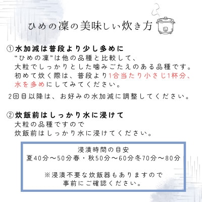 【ふるさと納税】令和7年産 愛媛県産 ひめの凜 10kg 【V003290K10】【1682398】