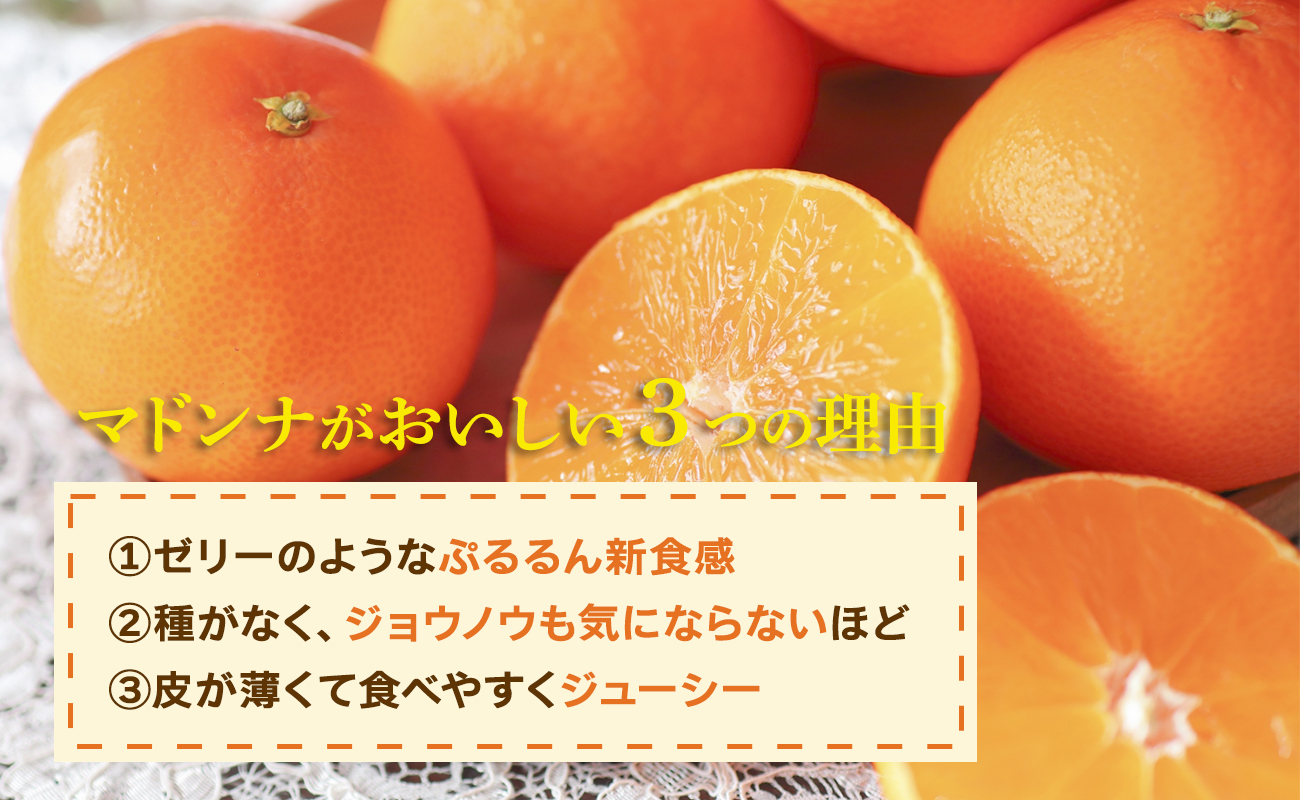 【先行受付】ぷるぷる新食感「マドンナ」約4kg　【D39-31】【1149494】 YWTF013
