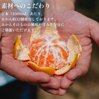 【発送月固定定期便】水を一滴も使わない 愛媛みかん100%ストレートジュース【H70-46】全12回【4056769】