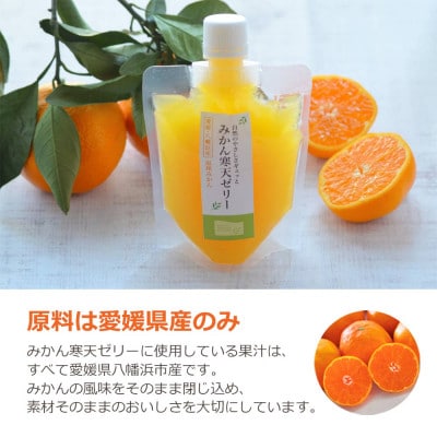 ゲル化剤・pH調整剤不使用!愛媛産 不知火寒天ゼリー 12本セット【D25-224】【1628746】