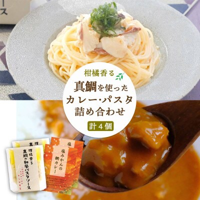 柑橘香る 真鯛を使ったカレーとパスタソースセット【C25-158】【1503562】