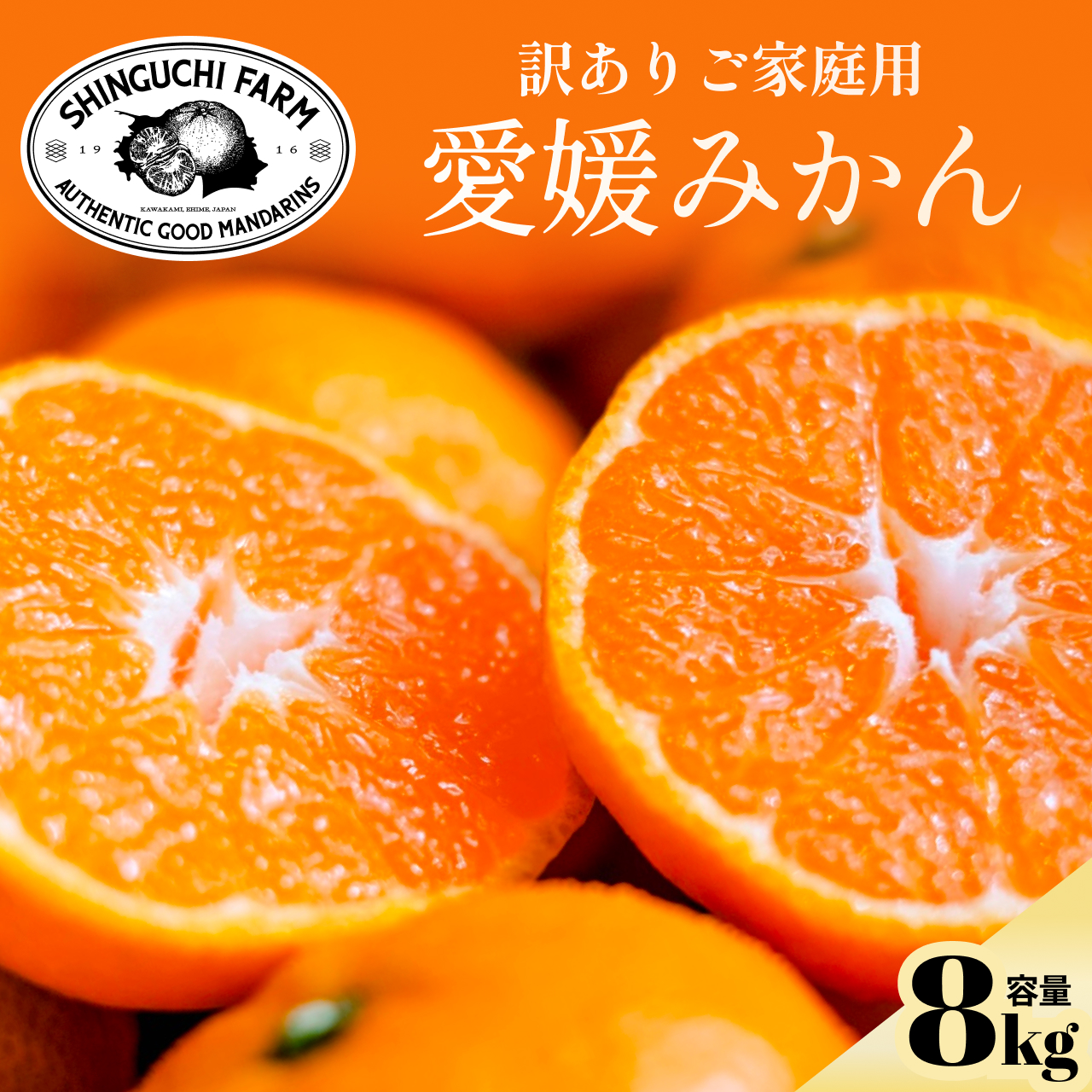 今シーズン発送開始!【訳あり】愛媛みかん 8kg 愛媛県産【C70-150】【1700905】 YWTK149