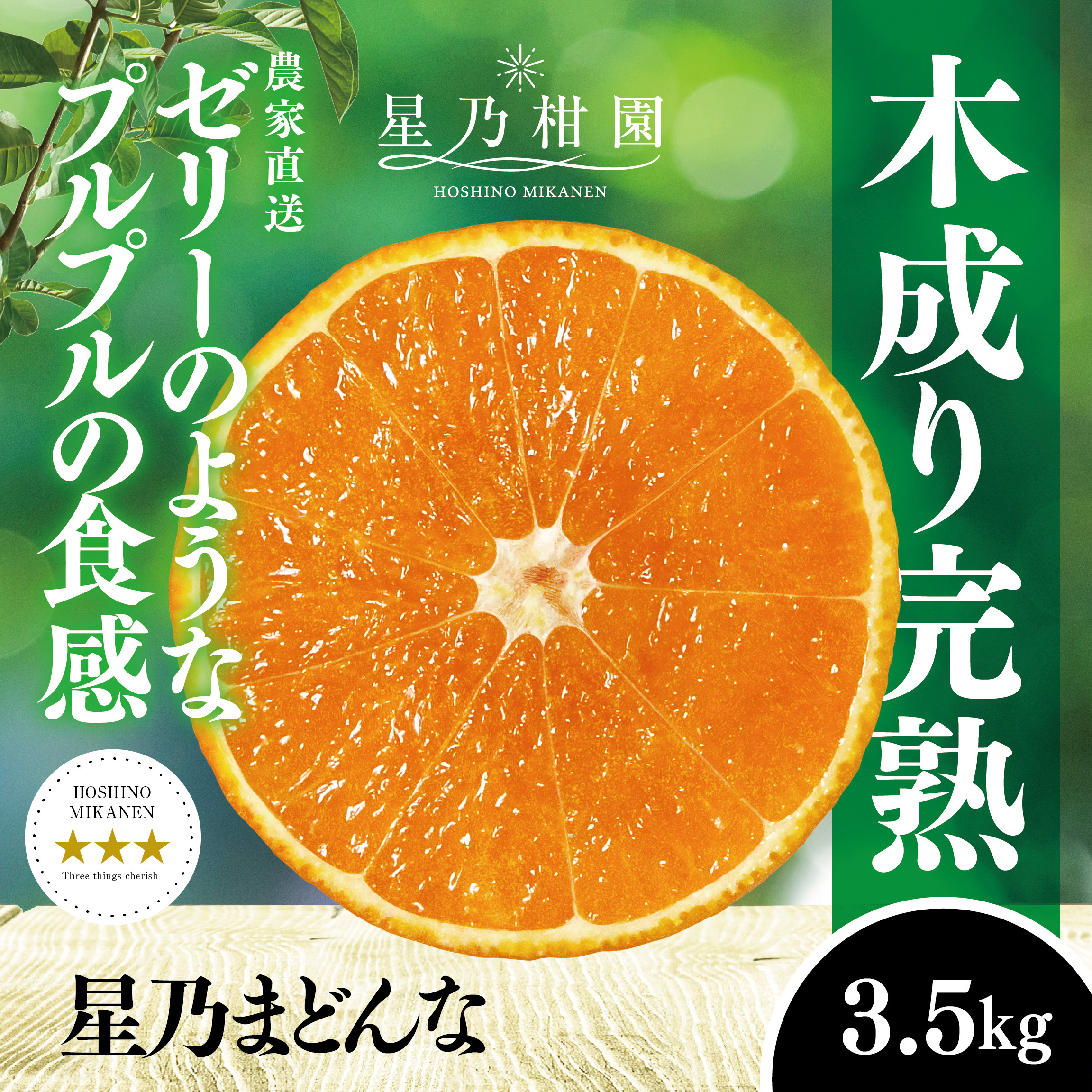 星乃みかん園の 星乃まどんな (3.5kg)【D45-63】【1339327】 YWTAZ026