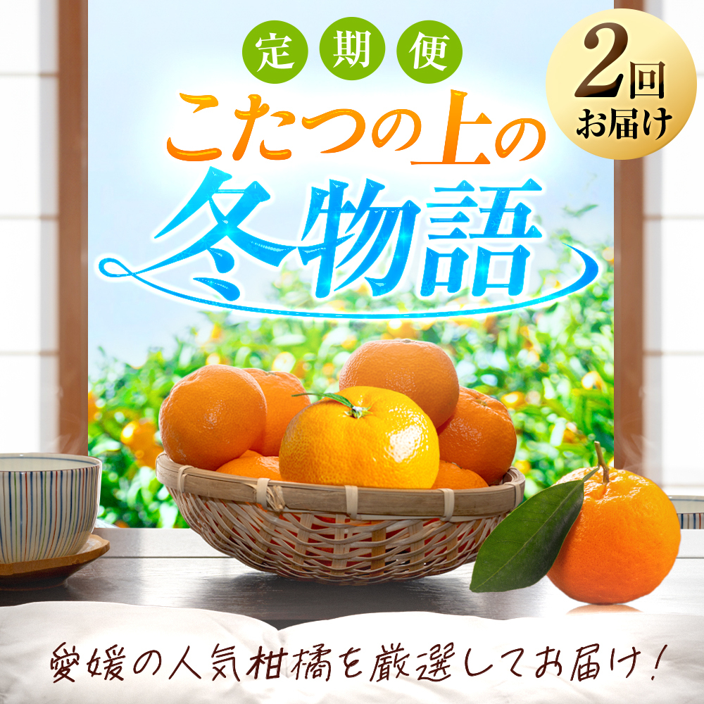 【発送月固定定期便】「こたつの上の冬物語」夕やけみかん(4kg)【F49-71】全2回【4056122】 YWTZ003