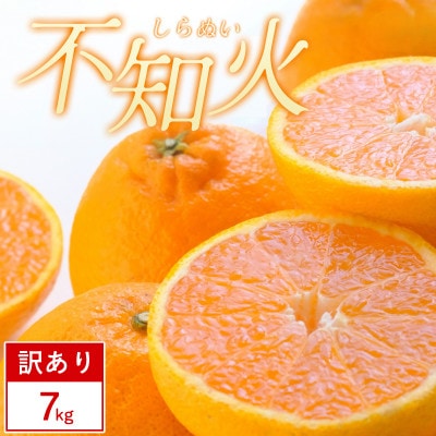 【訳あり】不知火 7kg みかん 愛媛県 八幡浜市 西宇和地区【D25-375】【1718387】