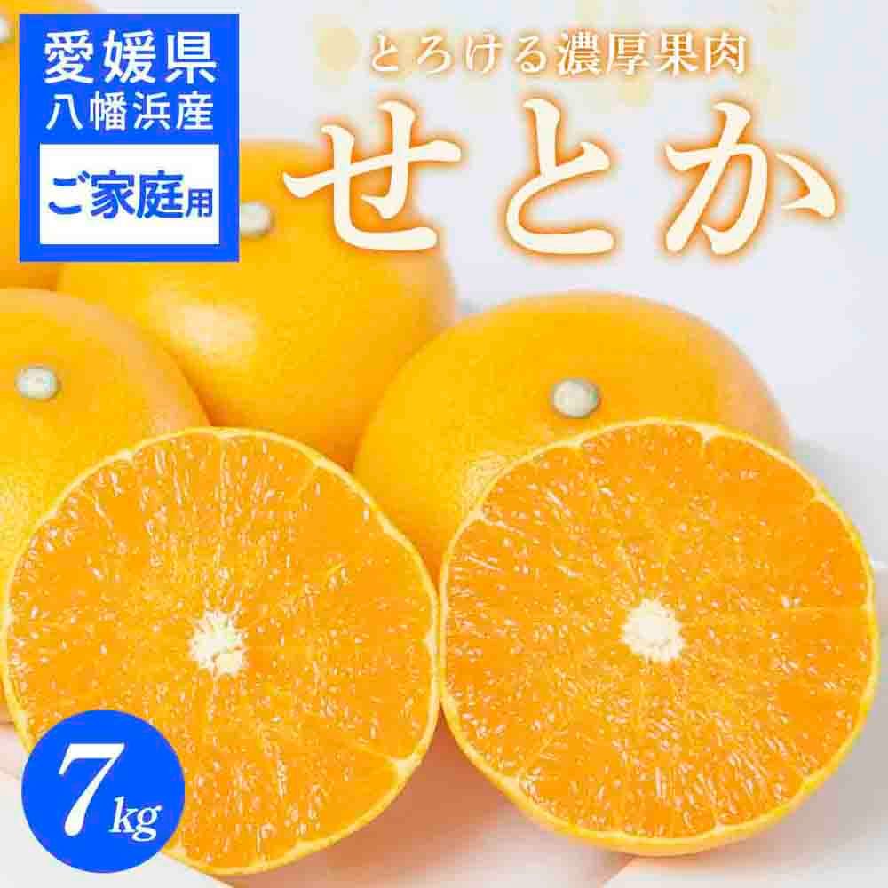 【先行受付】 【ご家庭用】せとか 7kg みかん 愛媛県 八幡浜産市 西宇和地区 柑橘の女王【E25-297】【1712729】 YWTAP238