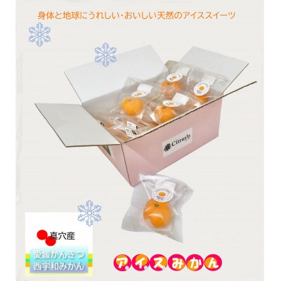 【真穴産】冷凍みかん　えひめのアイスみかん　20袋詰め【D82-2】【配送不可地域：離島】【1596742】