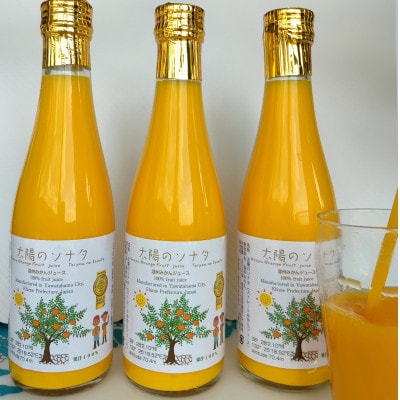 太陽のソナタ(温州おれんじジュース小3本入り)【C12-4】【1590370】