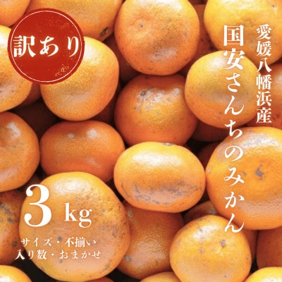 【創業85年 親子4代 愛媛みかん 一筋】訳あり 愛媛みかん 3kg【C20-50】【1595878】