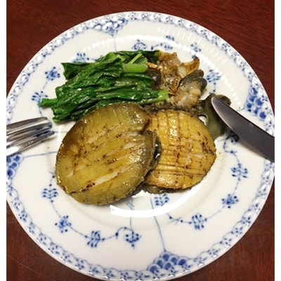 竹中水産の嗜好の大型アワビ(合計800g強)! 【H22-225】【配送不可地域：離島・北海道・沖縄県】【1052350】