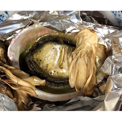 竹中水産の天然小アワビ、殻付きのままでバター焼き800g前後(7〜10個目安)【G22-247】【配送不可地域：離島・北海道・沖縄県】【1073904】