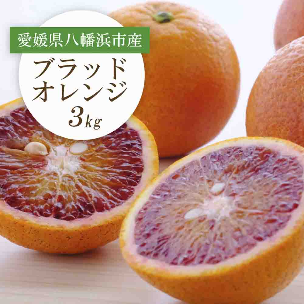 【2026年発送】愛媛県八幡浜市産 ブラッドオレンジ(タロッコ)3kg【C25-189】【1610009】 YWTAP130