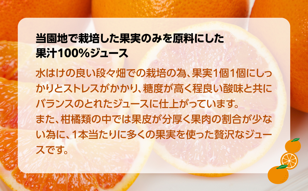 じゅらす農房のブラッドオレンジジュース2本セット【C32-2】【1490334】 YWTH002