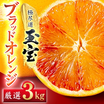 【愛媛名産】玉宝ブラッドオレンジ(タロッコ)　3kg【D64-69】【1621811】