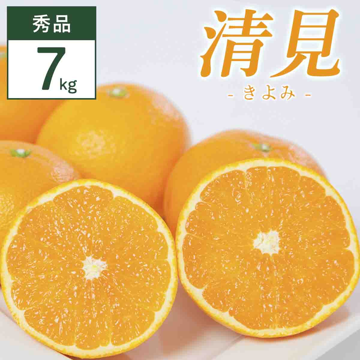 清見 7kg 愛媛県 八幡浜市 西宇和地区 柔らかい果肉【F25-353】【配送不可地域：離島】【1716866】 YWTAP294