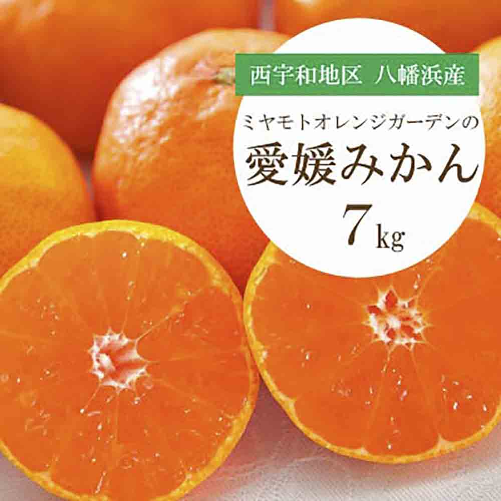 愛媛みかん 7kg 西宇和地区八幡浜市産【E25-123】【1166253】 YWTAP066
