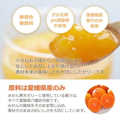 愛媛の高級柑橘 せとか寒天ゼリー12個セット【D25-19】【1255528】