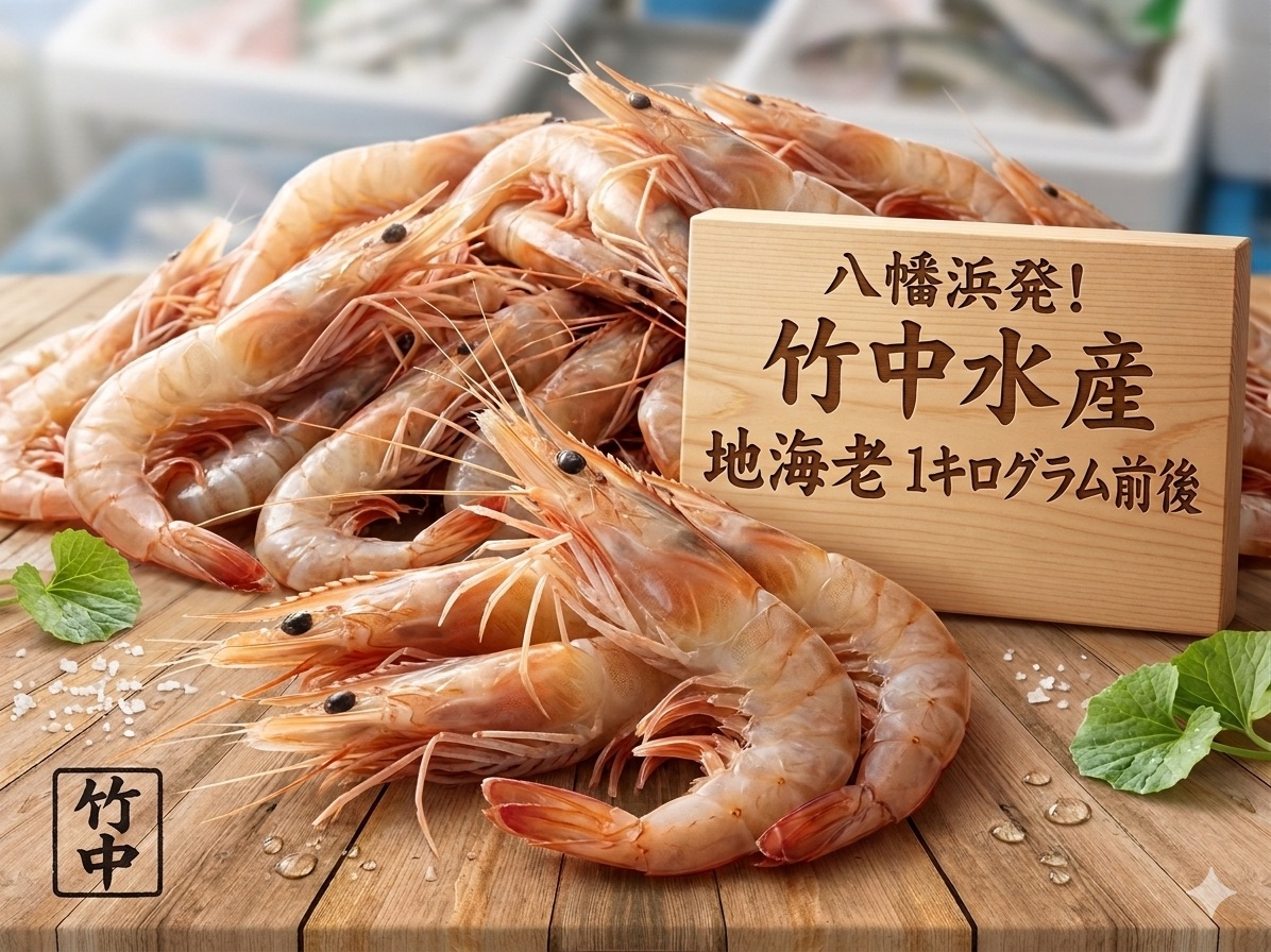 竹中水産の地海老(八幡浜産)約1キロ!【C22-269】【配送不可地域：離島】【1113599】 YWTM087