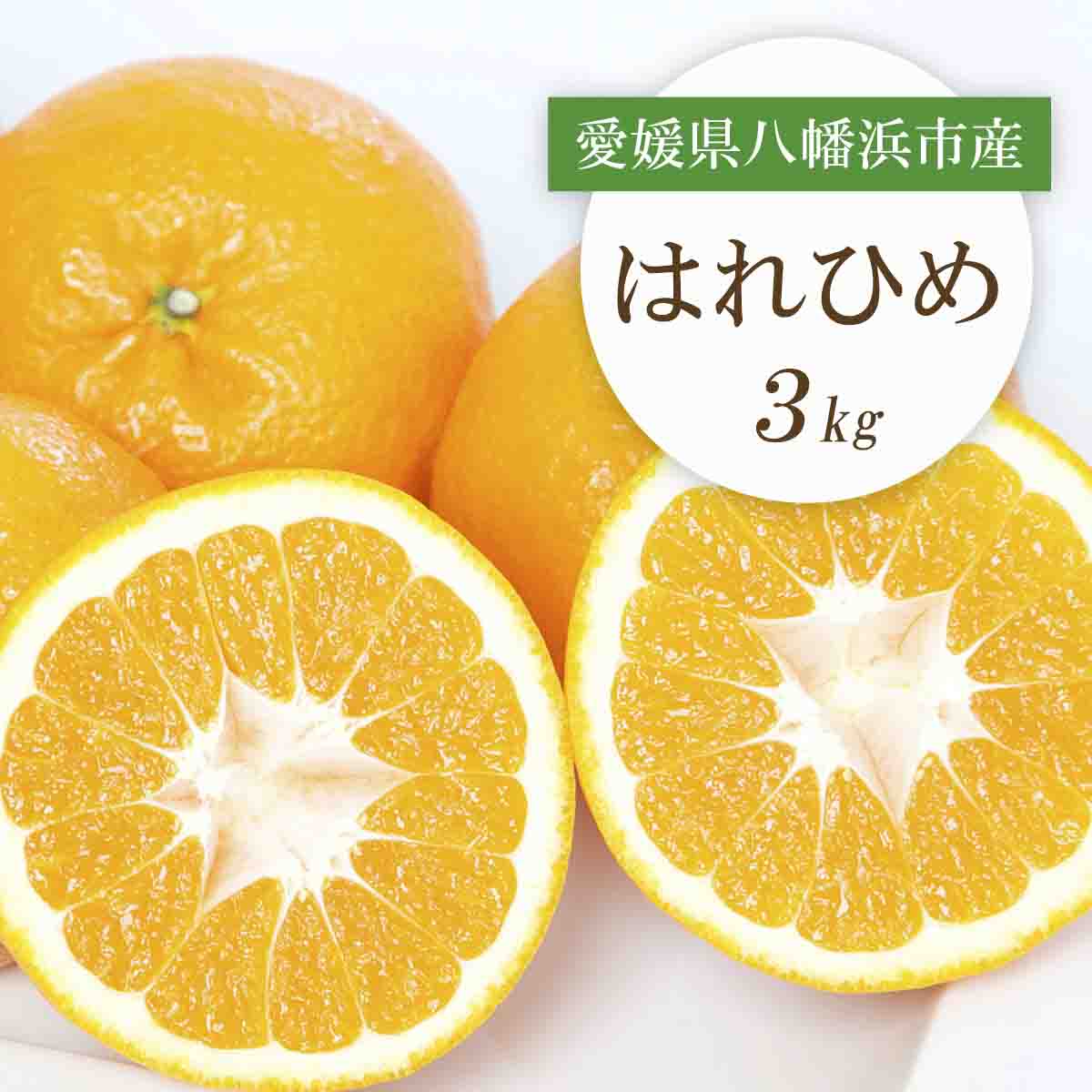 【2025年12月より順次発送】愛媛県八幡浜市産 はれひめ3kg【C25-206】【1612488】 YWTAP147