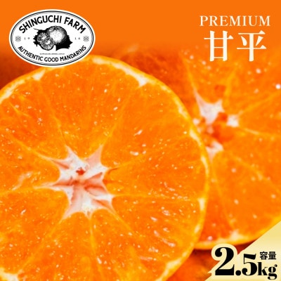 太陽の恵みがギュッと凝縮!【甘平2.5kg】弾ける甘さとシャキッと食感!【C70-142】【1688641】