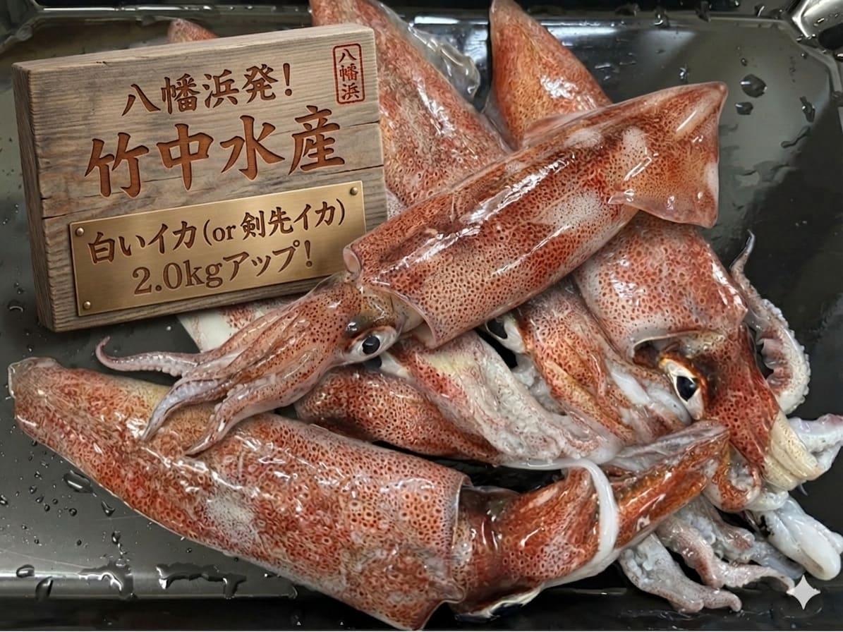 【冷凍便】八幡浜発!「白イカ(剣先イカ)」ドカーンと2kg!【F22-210】【配送不可地域：離島】【1043151】 YWTM028