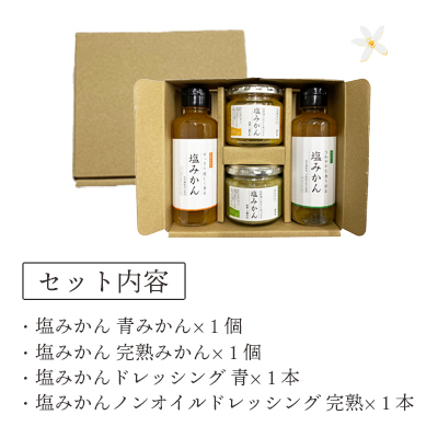 みかんがふわっと香るワンランク上のお料理に!愛媛の新しい調味料 塩みかん4種セット【C25-65】【1228227】 YWTAP037