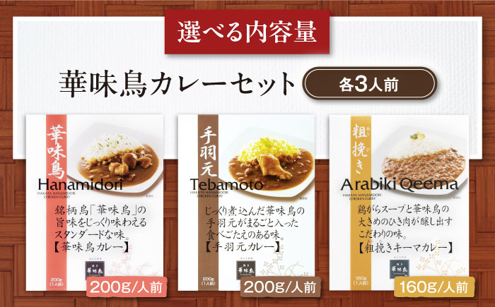 博多華味鳥　カレーセット9食入り 愛媛県大洲市/トリゼンフーズ株式会社 カレーレトルト カレー インスタントカレー はなみどり [AGDT007]