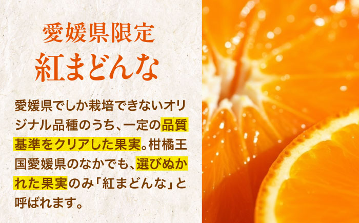 【先行予約】【11月下旬から順次発送】 紅まどんな 秀品 8個から15個入（JA愛媛たいき管内産）　紅まどんな みかん ミカン 紅マドンナ フルーツ 愛媛県大洲市/株式会社フジ・アグリフーズ［AGBA001］