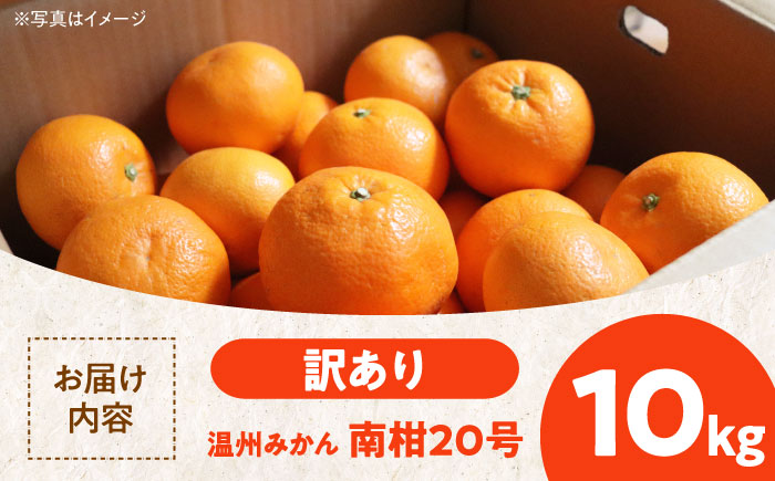 【先行予約】【12月中旬から順次発送】【ちょっと訳あり】温州みかん 愛媛県産 南柑20号 10kg 温州みかん みかん 柑橘 愛媛みかん　愛媛県大洲市/有限会社カーム/カームシトラス [AGBW009]