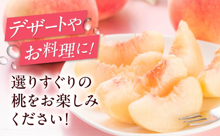 【先行予約】【7月中旬から順次発送】桃果樹園からの恵み！あまい香りとあふれる果汁！厳選の桃9〜13玉入り 愛媛県大洲市/幸野観光なし園［AGBD006］