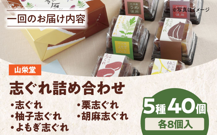 【全6回定期便】大洲の旬を感じる！山栄堂の志ぐれ詰め合わせＡセット（2箱）　愛媛県大洲市/大洲市物産協会 [AGBM054]