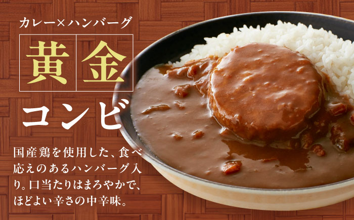 【大容量】ハンバーグカレーセット 30食入り 愛媛県大洲市/トリゼンフーズ株式会社 カレーレトルト カレー ハンバーグ 総菜 [AGDT035]