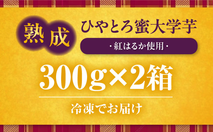 【冷凍】熟成ひやとろ、みつ大学芋300ｇ×2箱 愛媛県大洲市/(有)玉井民友商店　さつまいも 大学芋 スイーツ [AGBY012]