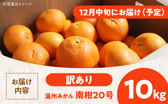 【全2回定期便】【11月中旬と12月中旬の2回発送】【ちょっと訳あり】温州みかん 10kg 2回 定期便  愛媛県大洲市/有限会社カーム/カームシトラス 温州みかん みかん 柑橘 愛媛みかん [AGBW008]