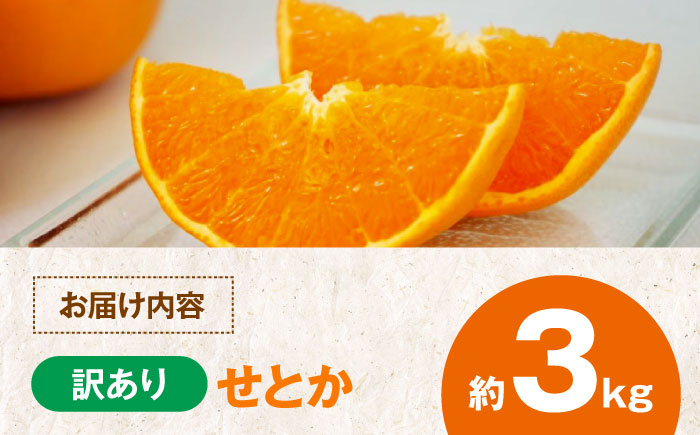 【先行予約】3月から順次発送】【ちょっと訳あり家庭用】せとか 約3kg/愛媛県大洲市 有限会社カーム/カームシトラス せとか 訳あり 果物 訳あり みかん 家庭用 [AGBW015]