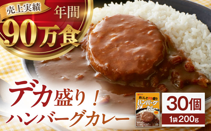 【大容量】ハンバーグカレーセット 30食入り 愛媛県大洲市/トリゼンフーズ株式会社 カレーレトルト カレー ハンバーグ 総菜 [AGDT035]